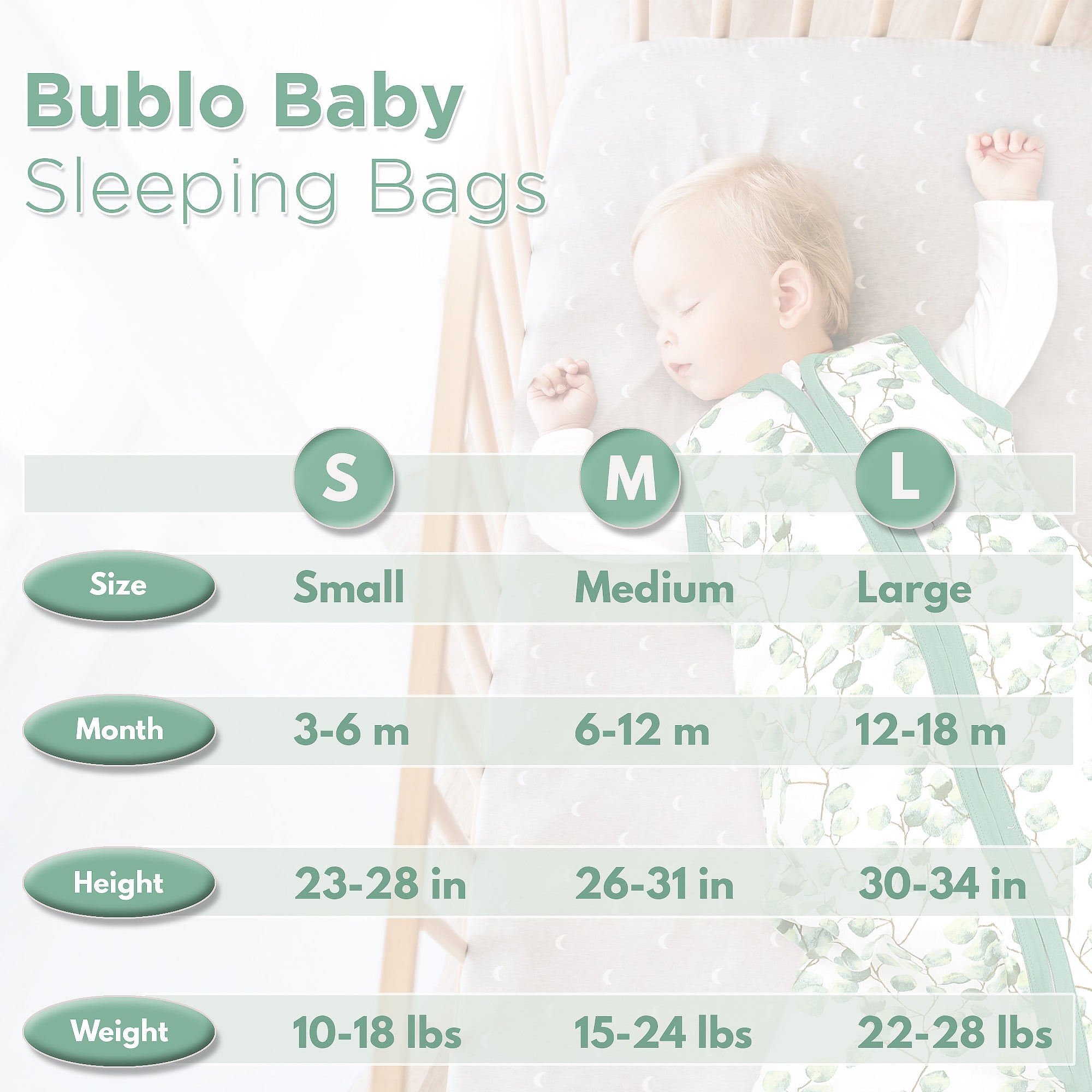 bisoo Saco de Dormir Bebe Invierno 2.5 TOG 6-18 Meses - 100