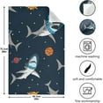 thumbnail image 3 of Dreamtimes Shark in The Universe Kitchen Towel, Dish Towels Quick Drying Tea Towels Absorbent Hand Towels for Kitchen Sink Dinner Table 28 x 18 Inches, Set of 6, 3 of 7