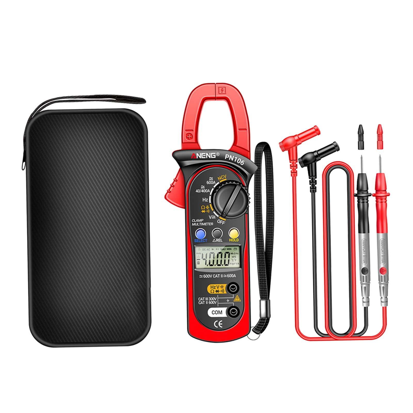 Miulika Digital Clamp Meter Electrical Multimeter Pocket 4000Counts Current Meter Accurately Auto Range Electrician Tool Multi Tester for Automotive