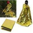 thumbnail image 2 of comerut Survival Foil Exquisite Windproof Warmer Aid Rescue Blanket for Outdoor, 2 of 7