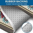 thumbnail image 4 of Blue Boho Tribal Masks and Diamonds Pattern Bathroom Rugs Sets 3 Piece,Toilet Cover Set,Absorbent Non Slip Bathroom Mats Sets with U-Shaped Contour Rug Toilet Rug Set, 4 of 5