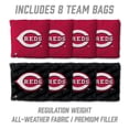 thumbnail image 5 of YouTheFan MLB Cincinnati Reds 2' x 4' Cornhole Game, 5 of 6