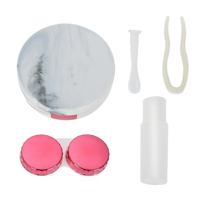 Estuche para lentes de contacto portátil Estuche para lentes de contacto con patrón de mármol Estuche para lentes de contacto Estuche para lentes de contacto con patrón de mármol Valor excepcional