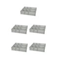 thumbnail image 3 of Toystoory DIY divisores de cajones ajustables sistema de organización de cajones amplia aplicación bien organizado gris serenidad 3 unids/set Type2 NO2, 3 of 6