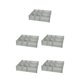 thumbnail image 3 of Wosthever Separadores de cajones de amplia aplicación, cajones de cocina, dormitorio, baño y oficina, hechos con poliestireno, gris serenidad, Type2 NO2, 3 of 6