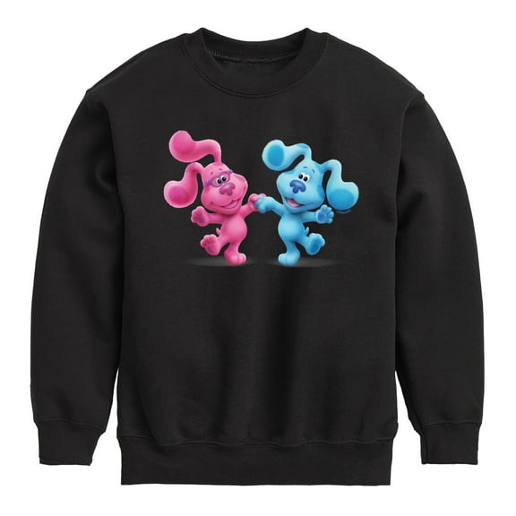 Blue Clues & You! - Happy Blue - Toddler And Youth Crewneck Fleece Sweatshirt
