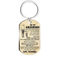 thumbnail image 2 of TIMIFIS Key Chain Gift For Grandson Fashion Stainless Steel Necklace Keychain Valentine'S Day Gift, 2 of 2