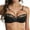 Black, variant on Women's Sexy Lace Underwire Bra Push Up French Demi Cup Lightly Padded T-Shirt Bra for Everyday Wear Comfortable Support