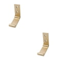 thumbnail image 4 of Riwesomey Ganchos de pared plegables Herrajes para muebles a prueba de herrumbre que ahorran espacio Aleación para el hogar Bolsas montadas en la pared Oro rosa 2piezas Riwesomey CBP382009, 4 of 5