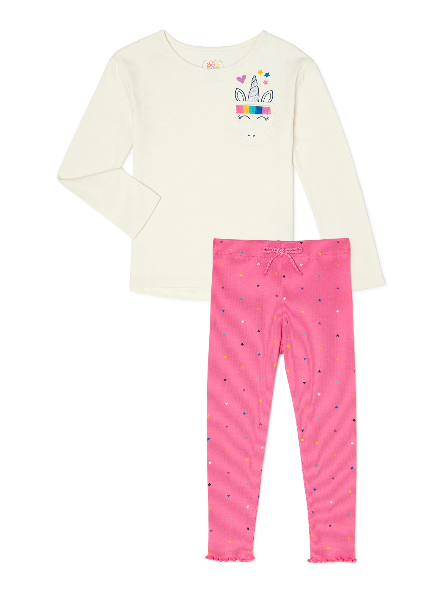 365 Kids From Garanimals Girls Mix & Match Kid-Pack Gift Box, 8-Piece Outfit Set, Sizes 4-10