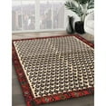 thumbnail image 2 of Ahgly Company Indoor Round Contemporary Light French Beige Brown Abstract Area Rugs, 5' Round, 2 of 6