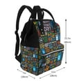 thumbnail image 5 of Ratiio Happy Father Day Mummy Backpack - Waterproof Twill Canvas, Large Capacity Diaper Bag with Multiple Pockets and Adjustable Straps, 5 of 5