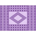 thumbnail image 1 of Ahgly Tapis Rectangulaire Lavable en Machine Intérieur Transitionnel Fleur Rose, 2 Pieds x 3 Pieds, 1 of 7