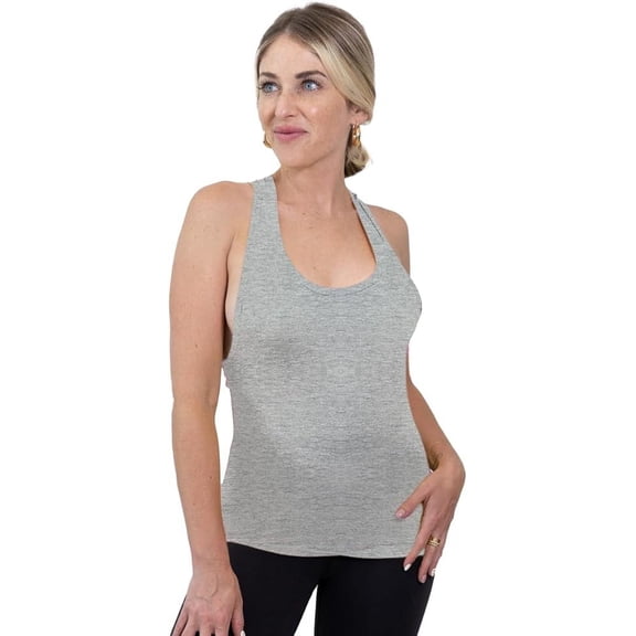 Womens Racerback Tank Tops, Multi-Color Essential Sleeveless Undershirt, Yoga, Gym, Exercise Tanks
