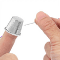 thumbnail image 2 of Protector de Dedo de Dedal de Costura, 30 Piezas de Anillo Protector de Dedo de Metal para Coser A Mano, Accesorios Artesanales Herramientas de Costura DIY, 2 of 5
