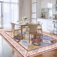 thumbnail image 2 of Ultrug Soft Boho Area Rug Moroccan Geometric Rugs Washable Carpet for Bedroom Living Room Home Decor,4'x6',Coffee, 2 of 7