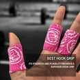 thumbnail image 4 of WOD Nation Weightlifting Hook Grip Athletic Tape, Flexible Fabric Thumb & Finger Tape - Easy-Tear, Sweat-Proof, Durable Strips for Powerlifting & Gym, 12-Pack (23 ft Rolls) - Pink, 4 of 7