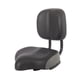 thumbnail image 3 of Asiento de bicicleta con backrest cojín asiento de bicicleta cojín de bicicleta ancha para bicicletas de montaña Gris, 3 of 8