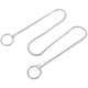 thumbnail image 1 of KAKOWELY Collar de cadena para perros, adiestramiento de perros, cadena de acero inoxidable, collar para cachorros, cadena de serpiente, collar para perros, 1 of 4