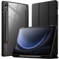 thumbnail image 1 of czcpp-Case pour Samsung Galaxy Tab S10 FE / S9 FE 10.9 Pouces avec Support pour S Pen, Dos Rigide Transparent, Support Tri-Fold Protecteur, Réveil/sommeil Automatique (Noir), 1 of 4