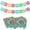 2 PACK-C, variant on 2 Pack Fiesta Banner Colorful Felt Papel Picado Banner for Party Cinco de Mayo Day of the Dead Fiesta Party Decorations Supplies
