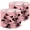 Black Soft Pink, variant on Linen Drum Lamp Shades Blue Ribbon Bow Soft Pastel Tones 13" x 13" x 10" Lampshade for Table Lamps Floor Lamps Lamp Shade Replacement Easy Assembly Required