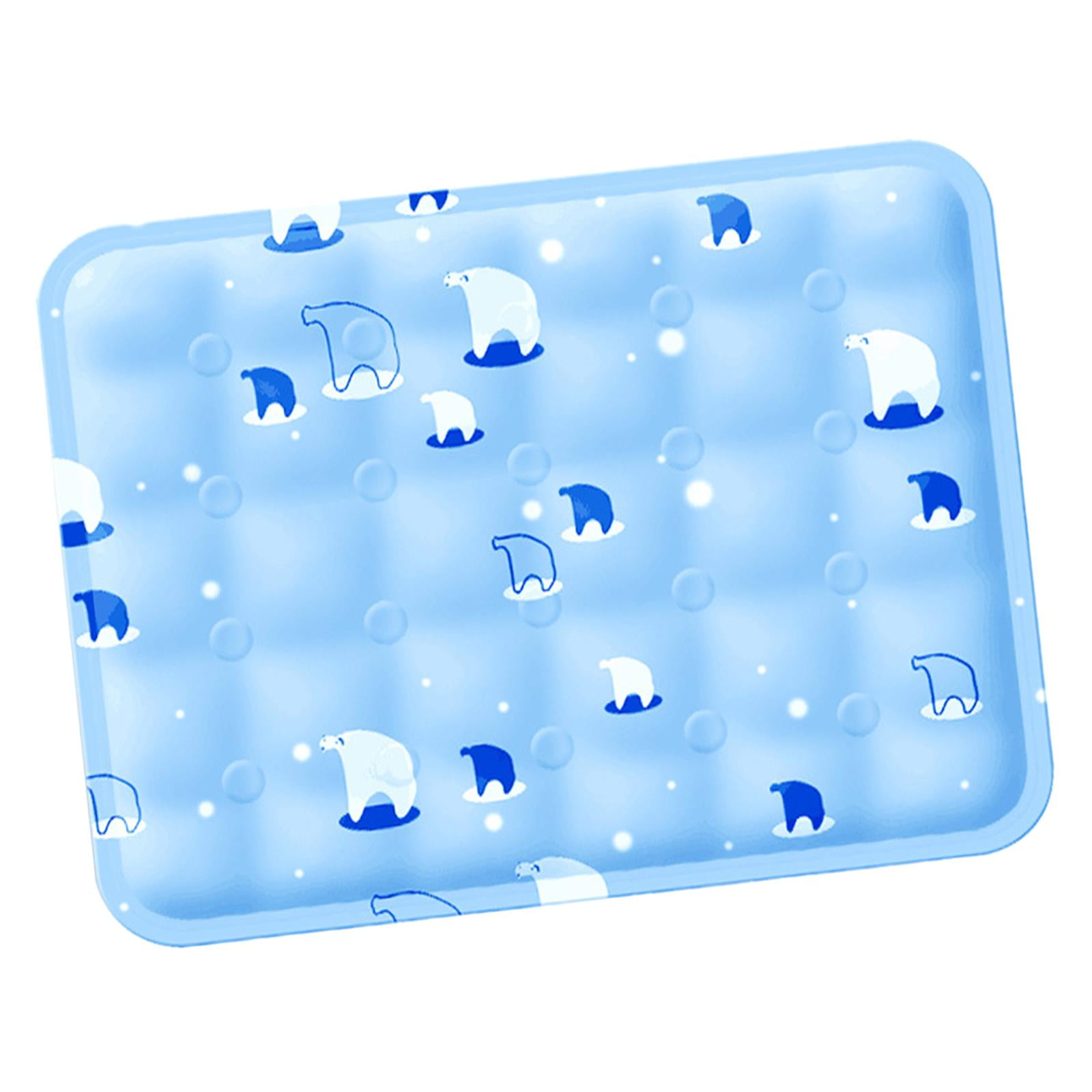 Dog Cooling Mat Dog Bed Mattress Puppy Bed Foldable Waterproof Dog Cooling Pad Cooling Cushion Sleeping Pad for Home Puppy Car Indoor Travel 50cmx60cm