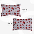 thumbnail image 2 of Pofeuu Ladybug Print Polyester Microfiber Plush Pillowcases, Super Soft and Cozy Pillow Case Covers with Envelop Closure（Pillow core not included）-16"x24", 2 of 6