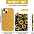 thumbnail image 2 of Credit Card Holder Slim Wallet Sunflower RFID Wallet Women Front Pocket Small Card Holder Travel Cute Funny Thin Card Case ID Window PU Leather RFID Blocking Card Organizer Gifts colorful, 2 of 9