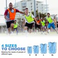 thumbnail image 5 of Uxcell Soccer Pinnies Training Vest 17.7 x 11 Inch Team Practice Pinnies Jersey Sky Blue 12 Pack, 5 of 7