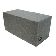 Car Audio Dual 12 Sealed Square Sub Box Enclosure fits Kicker L7 Subwoofer