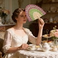 thumbnail image 4 of Women's Unisex Handmade Woven Fan Natural Straw Bamboo Hand Fan for Summer Cooling Beach Travel Party Decoration Holiday, 4 of 6
