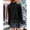 thumbnail image 3 of Sweaters for Women 2023 Trendy Christmas Cute Elk and Bear Print Pullover Sweaters Long Sleeve Knitted Crewneck Sweaters SHermie, 3 of 4