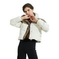 thumbnail image 4 of Orolay Women's Winter Windproof Waterproof Leopard-Print Puffer Down Jacket, 4 of 6