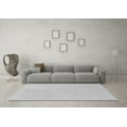 thumbnail image 3 of Ahgly Company Indoor Square Solid Gray Modern Area Rugs, 4' Square, 3 of 4