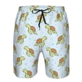 thumbnail image 3 of Fotbe Cartoon Sea Turtle Trajes de Baño Estampados para Hombre, Shorts de Verano de Secado Rápido, Ropa de Playa, Bañadores-XX-Large, 3 of 6
