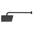 thumbnail image 1 of Regadera cuadrada 8' Foset acero inox con brazo negro, 1 of 4