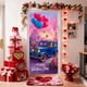 thumbnail image 3 of Decoraciones para San Valentín, adornos para San Valentín, regalos para San Valentín. 35 x 72 pulgadas. Cortina para puerta de San Valentín. Decoración para puerta y pared de San Valentín. Decoración, 3 of 5