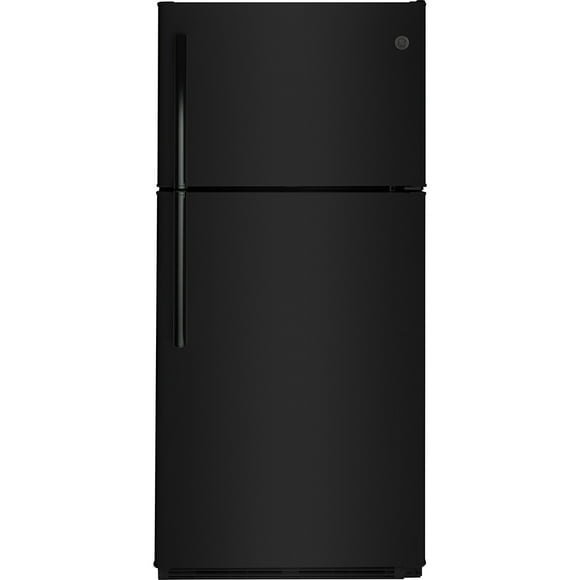 Ge Energy Star 18 Cu. Ft. Réfrigérateur à Congélateur Supérieur Noir - GTE18FTLKBB