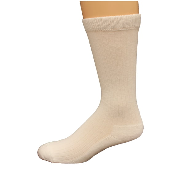 Carolina Ultimate Non-Binding Crew Socks 2 Pair, White, Men's 9-13