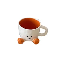 Kumdkd Foot-Shaped Ceramic Mug, 450ml (15.2oz) Novelty Coffee Cup with Unique Fun Design, Dishwasher Safe Drinkware for Tea, Cocoa, Office & Home Use, Ideal Gift Mug