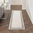 thumbnail image 6 of Nourison Essentials Indoor/Outdoor Ivory/Black 2' x 6' Area Rug, (2x6), 6 of 10