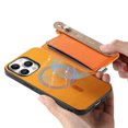 thumbnail image 2 of 2-In-1 Detachable Magnetic Card Slot Wallet Leather Wristband Case For Iphone, iPhone 14, 2 of 7