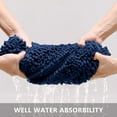 thumbnail image 4 of Grey Bathroom Rugs and Mats Sets 2 Piece, Chenille Bath Rugs Set Super Absorbent Bathroom Floor Mat, Machine Washable Non-Slip Bath Mats for Bathroom, 17x24 Plus 20x30 , Ciicool, 4 of 7