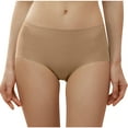 thumbnail image 1 of Erwazi Culotte Sans Couture pour Femmes en Soie Glacée Invisible Extensible Pack Bikini, 1 of 4