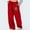 Red, variant on Runfenguu Hiking Pants Women, Wide Leg Sweatpants Women Women'S Elastic Lace-Up Casual Solid Color High-Waisted Wide-Leg Yoga Pants