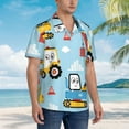 thumbnail image 5 of Balery Men'S Summer Hawaiian Shirts Short-Sleeve Design Name Printed Casual Shirts - Size Name, 5 of 9