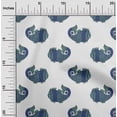thumbnail image 1 of oneOone Cotton Poplin Fabric Fish Block Print Fabric By Yard 56 Inch Wide, 1 of 4
