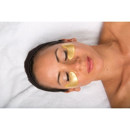 Gold Collagen Eye Mask. Original 24K gold powder luxury eye mask that help reduce puffiness and remove dark circles