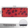 thumbnail image 5 of Kitchen Rugs Sets Of 2,Red Cheetah Leopard Pattern Anti Fatigue Kitchen Mat Rugs Non Slip Washable,Decorative Kitchen Floor Mats for Kitchen,Sink,Laundry,17"x47"+17"x47", 5 of 5
